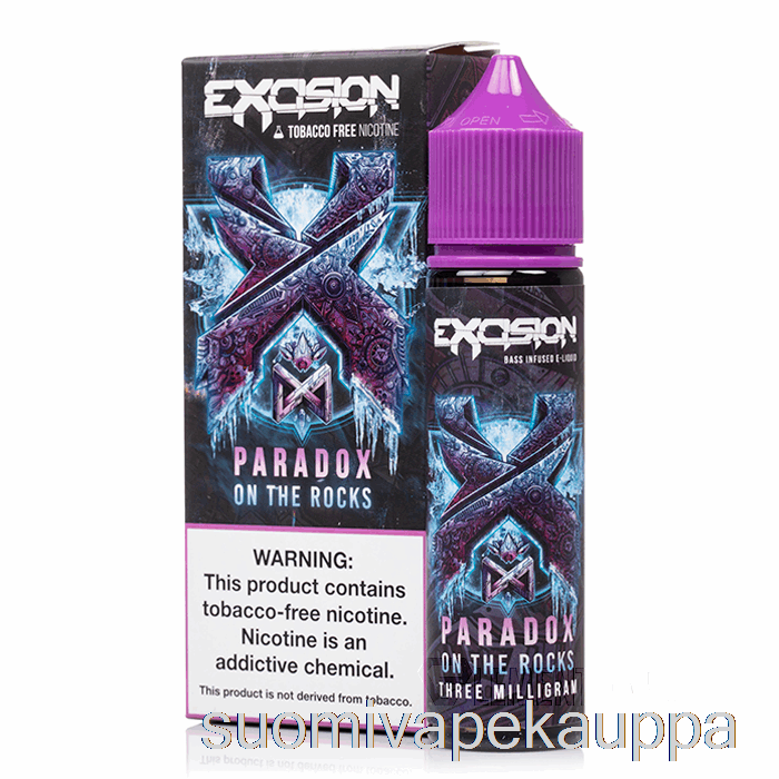 Vape Kauppa Paradox On The Rocks - Excision - Alt Zero - 60ml 3mg